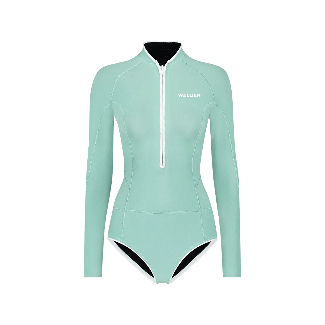 Horizonia Yulex® Springsuit Wetsuit ― Aquamarine - WALLIEN