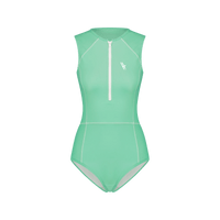 One Piece Swimsuit Full Coverage - Aquamarine 2025