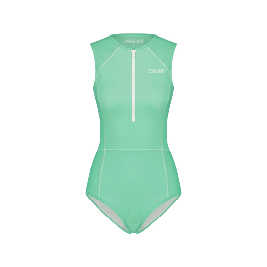 ONE PIECE SWIMSUIT - Aquamarine - WALLIEN