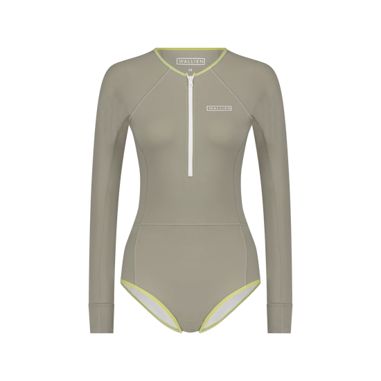 ONE PIECE SWIMSUIT LONGSLEEVE - Moon - WALLIEN