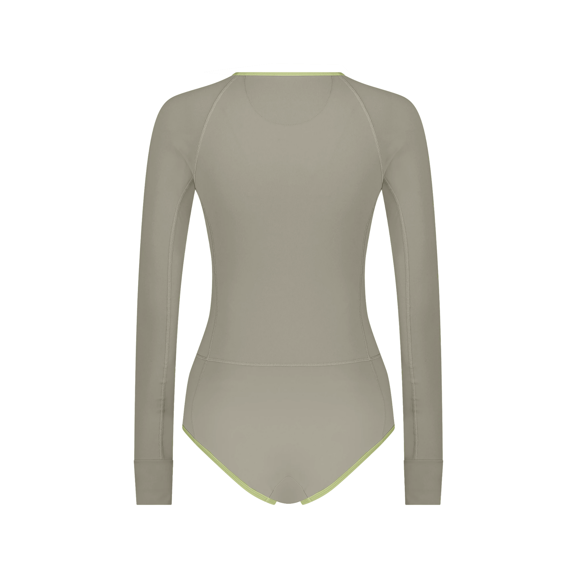 ONE PIECE SWIMSUIT LONGSLEEVE - Moon - WALLIEN