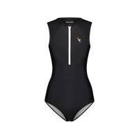 One Piece Swimsuit Full Coverage - Black 2025